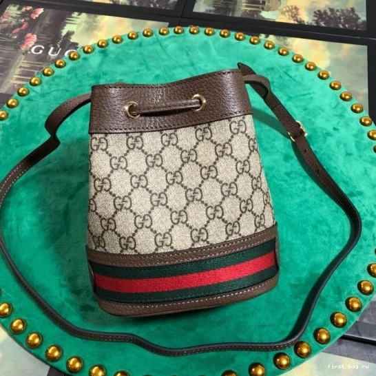 First bag ru bucket bag Gucci GG Ophidia 0714